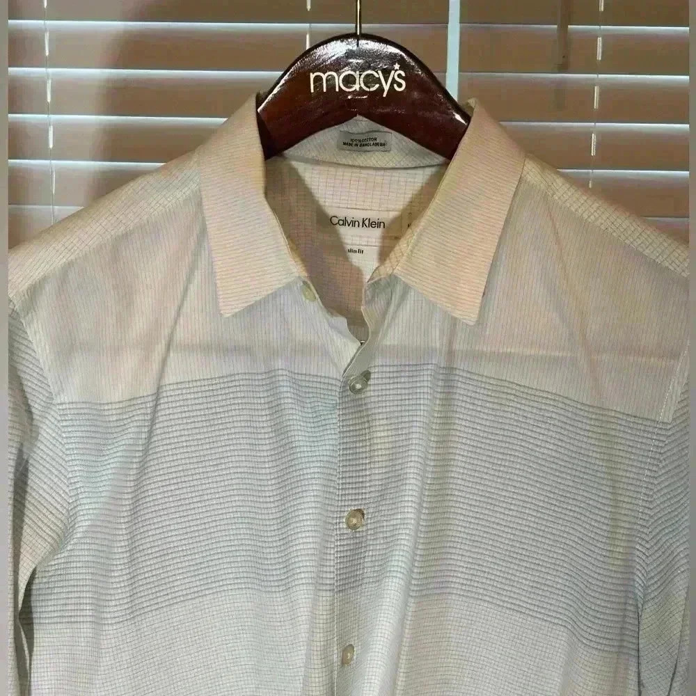 Calvin Klein Slim Fit Casual Button Down